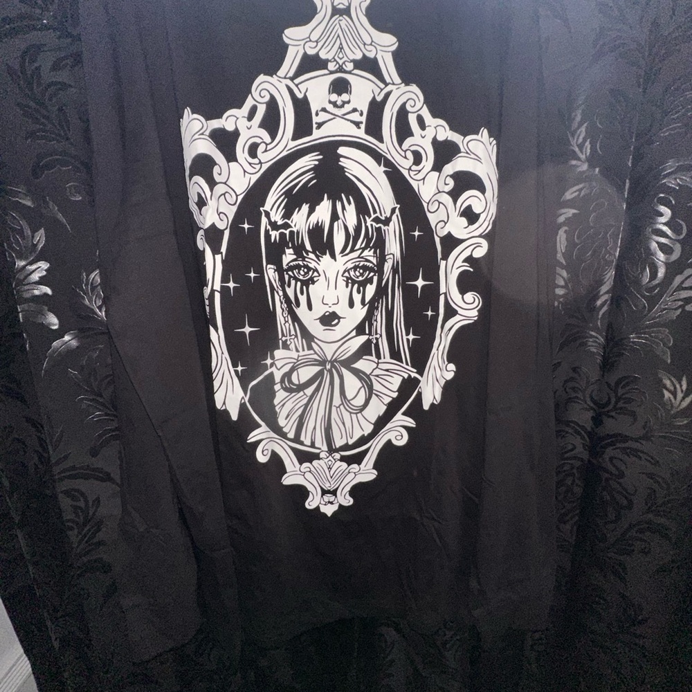 Dollskill Long Sleeve TShirt-Goth/Emo Bat Girl 3XL - Picture 6 of 12